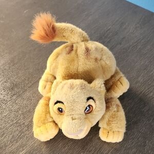 Vintage Simba Walt Disney Authentic The Lion King Plush Stuffed Animal